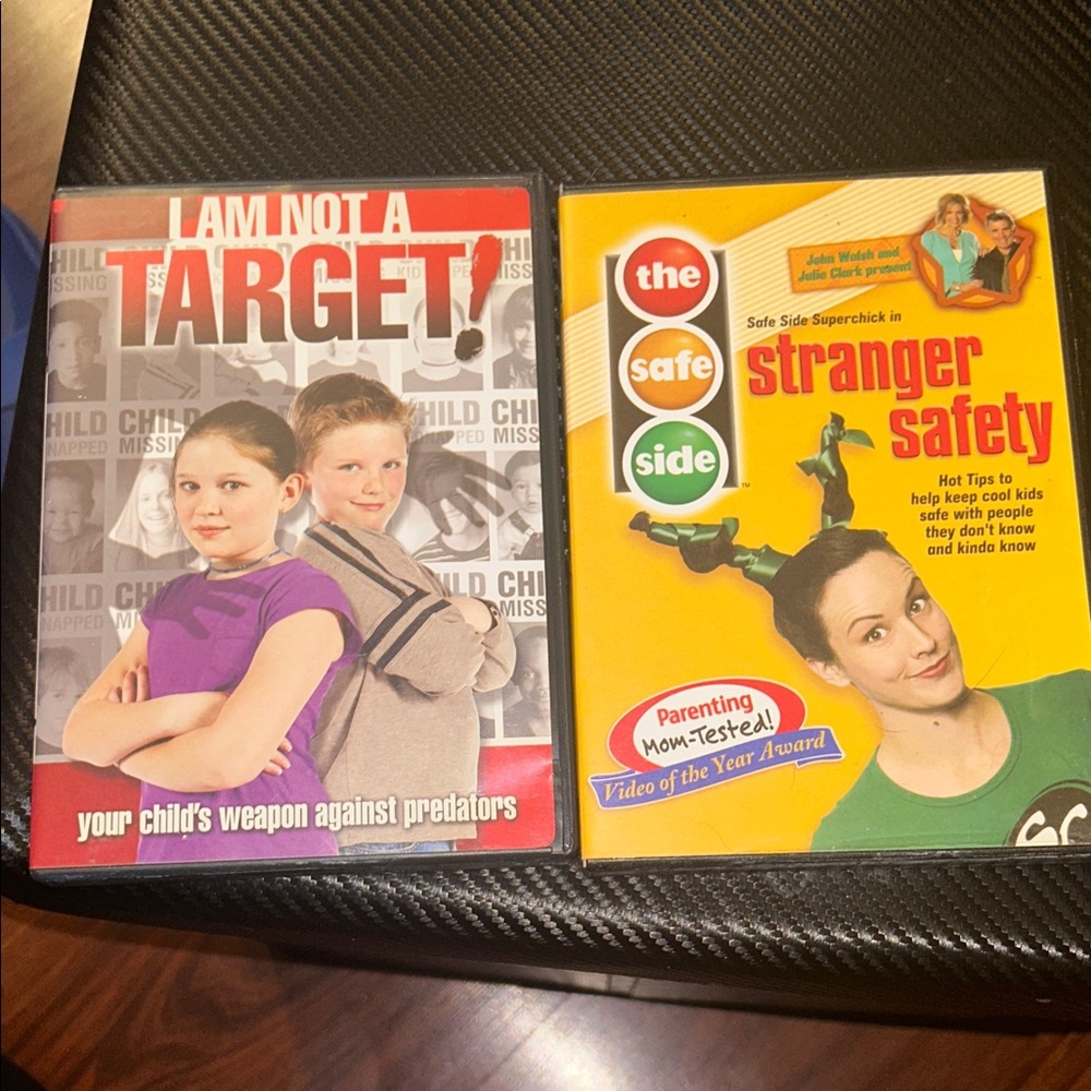 Educational Child Safety DVDSet I AM NOT A TARGET! The Safe Side OOP HTF RARE